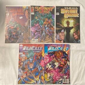 Lot of 5 ~ WildC.A.T.S: Savant Garde #1 & #3 Fan Edition & #4 & #7 ~Image Comics